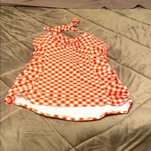 Retro Gingham bathing suit